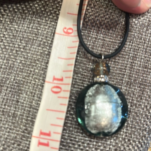 Foil Glass SRM Necklace- Italian statement necklace - Picture 5 of 6